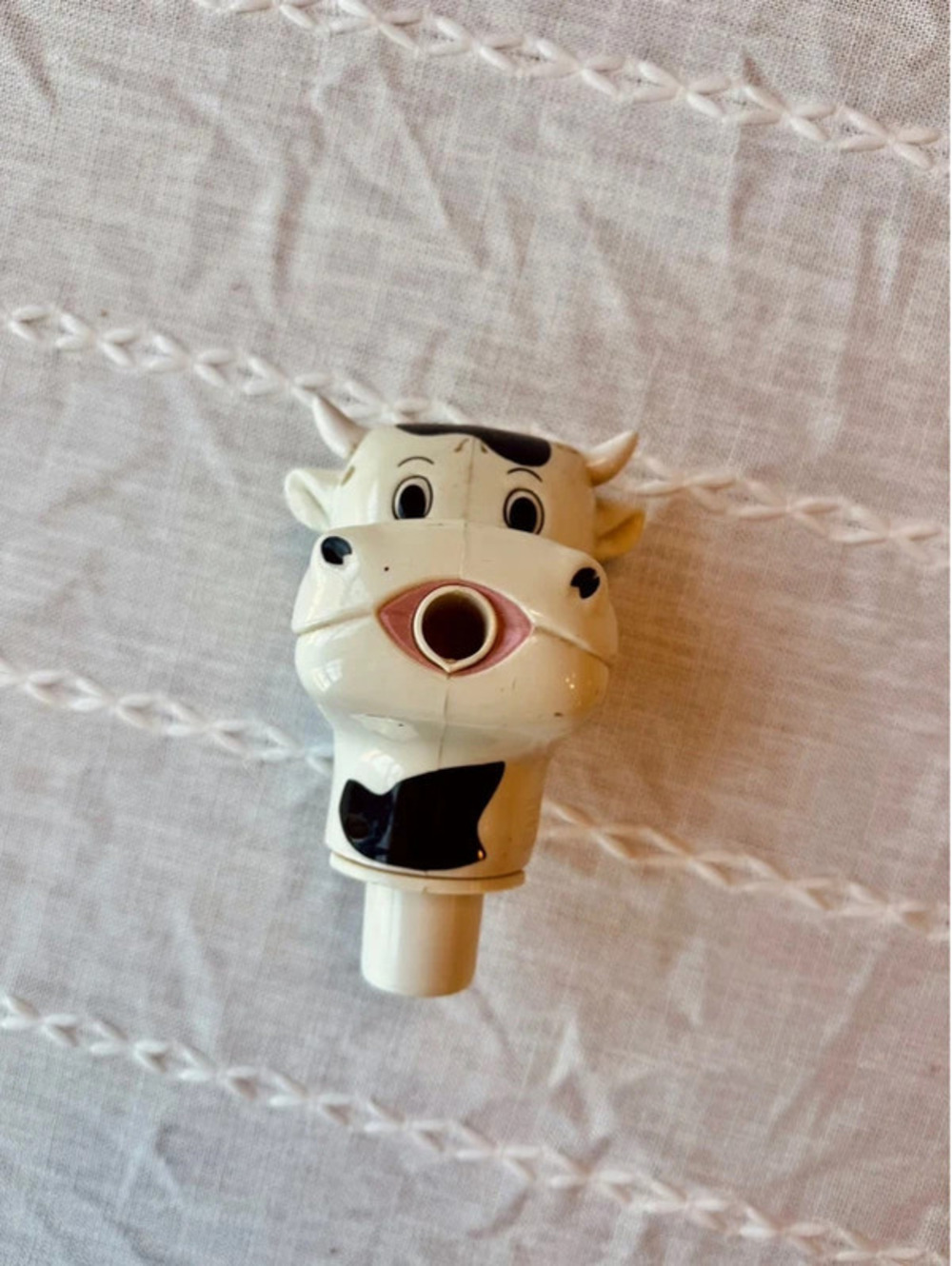 Vintage cow topper/ decor